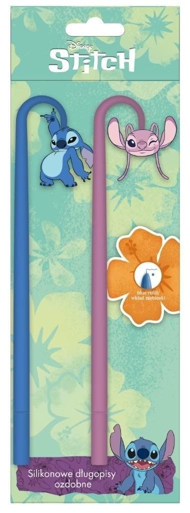 Długopis Beniamin Stitch silikonowy niebieski 0,5mm