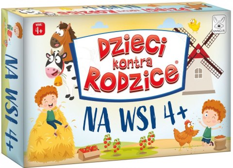 Gra karciana Kangur Dzieci kontra rodzice Na wsi 4+