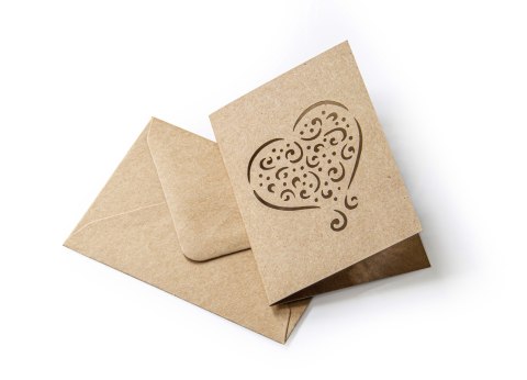 Koperta zestaw B7 brązowa Galeria Papieru (280993) 1 sztuk