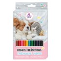 Kredki ołówkowe Beniamin The sweet pets trójkątne 12 kol.
