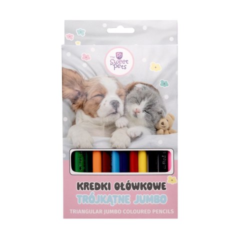 Kredki ołówkowe Beniamin The sweet pets trójkątne 12 kol. Kredki ołówkowe Beniamin The sweet pets trójkątne 12 kol.