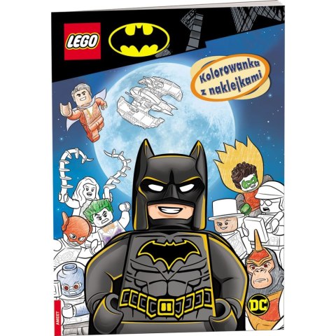 Książka dla dzieci Ameet LEGO? Batman Kolorowanka z naklejkami (NA-6450) Książka dla dzieci Ameet LEGO? Batman Kolorowanka z naklejkami (NA-6450)