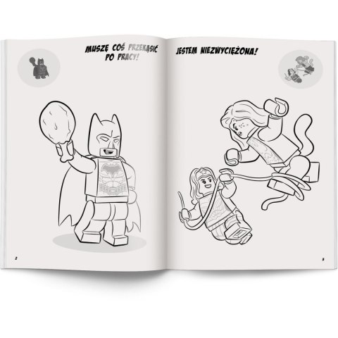 Książka dla dzieci Ameet LEGO? Batman Kolorowanka z naklejkami (NA-6450) Książka dla dzieci Ameet LEGO? Batman Kolorowanka z naklejkami (NA-6450)
