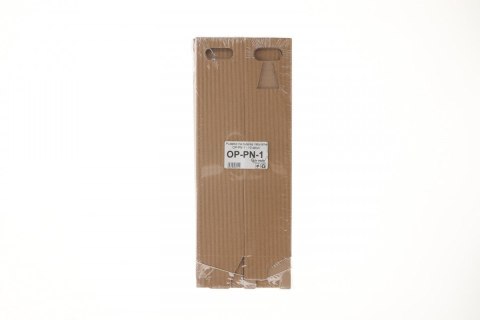 Opakowanie ozdobne Paw na butelkę naturalne 10szt szara [mm:] 75x75x 310 (OP-PN-1)