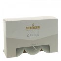 Świeca Pavoncella pieńkowa 5x5cm 6szt., w kolorze Grey (8720935400899)