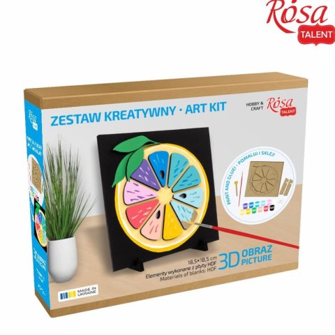 Zestaw plastyczny Rosa Pomarańcza 3d Zestaw plastyczny Rosa Pomarańcza 3d