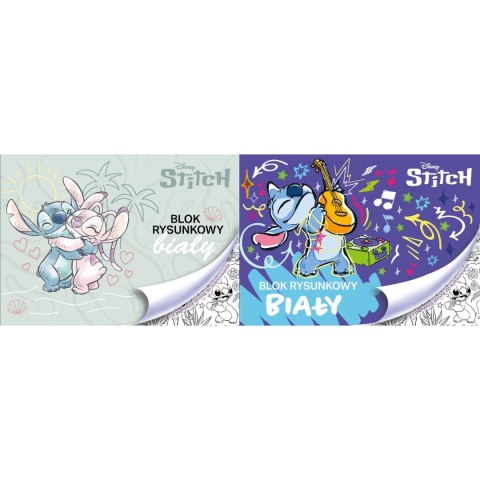 Blok rysunkowy Stitch A4 biały 20k Beniamin (0415)