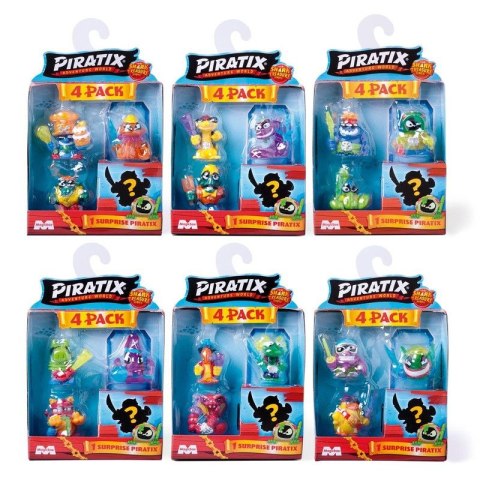 Figurka Orbico Sp. Z O.o. PIRATIX Shark Treasure Four Pack (PPX2B412IN00) Figurka Orbico Sp. Z O.o. PIRATIX Shark Treasure Four Pack (PPX2B412IN00)