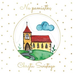 Kartka składana chrzest kościółek kw Henry (5907465665988)
