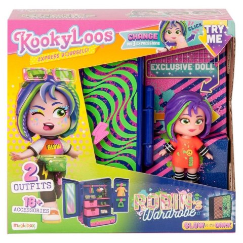 Lalka Orbico Sp. Z O.o. Kookyloos Robins Wardrobe PlaySet (PKLSP114IN50) Lalka Orbico Sp. Z O.o. Kookyloos Robins Wardrobe PlaySet (PKLSP114IN50)