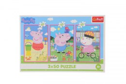 Puzzle Trefl Peppa Pig Siła przyjaźni 3x50 el. (34877)