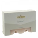 Świeca Pavoncella pieńkowa 5x5cm 6szt., w kolorze Flamingo (8720935400868)