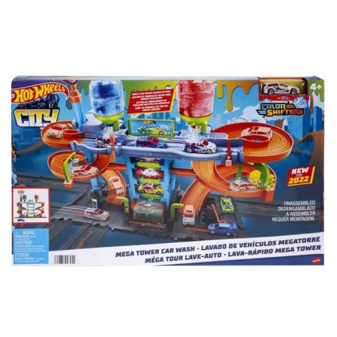 Tor wyścigowy Hot Wheels HW City Zakręcona mega myjnia (HDP05) Tor wyścigowy Hot Wheels HW City Zakręcona mega myjnia (HDP05)