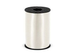 Wstążka plastikowa biała, 5mm/225m 5x225 [mm x m] biały Partydeco (PRP5-008)