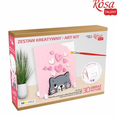 Zestaw plastyczny Rosa Kotek 3d Zestaw plastyczny Rosa Kotek 3d