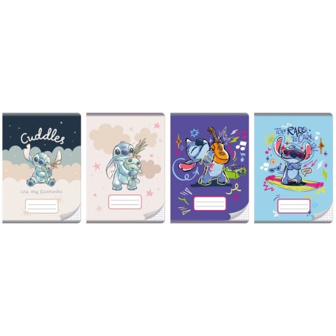 Zeszyt Beniamin Stitch A5 16k. krata Zeszyt Beniamin Stitch A5 16k. krata