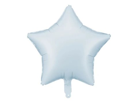 Balon foliowy Partydeco gwiazda mglisty niebieski, 48cm 19cal Balon foliowy Partydeco gwiazda mglisty niebieski, 48cm 19cal