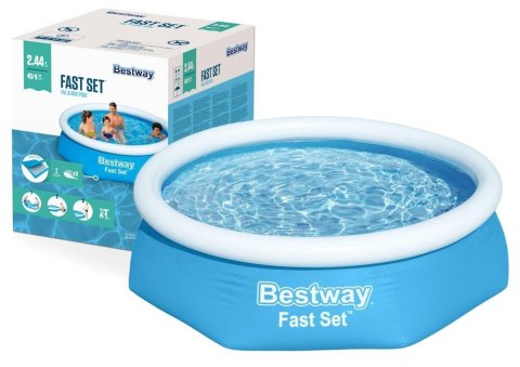 Basen Best Way Ogrodowy Rozporowy 2,44 x 61 cm (4334/57448) Basen Best Way Ogrodowy Rozporowy 2,44 x 61 cm (4334/57448)