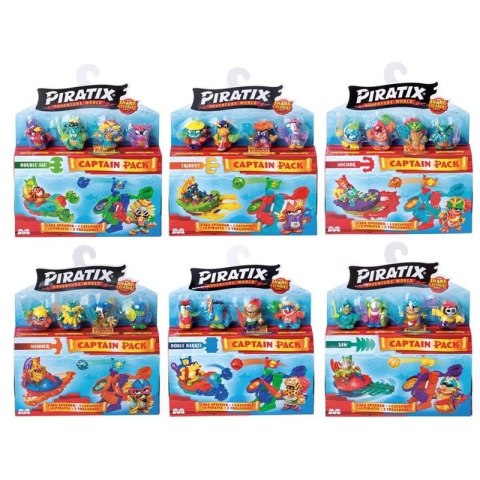 Figurka Orbico Sp. Z O.o. PIRATIX Shark Treasure Capitam Pack (PPX2B616IN00) Figurka Orbico Sp. Z O.o. PIRATIX Shark Treasure Capitam Pack (PPX2B616IN00)