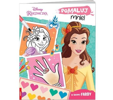 Książka dla dzieci Ameet Disney Księżniczka. Pomaluj mnie! (MAK 9101) Książka dla dzieci Ameet Disney Księżniczka. Pomaluj mnie! (MAK 9101)