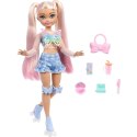 Lalka Barbie Dream Besties modowa Malibu na wrotkach + akcesoria [mm:] 290 (JFX96)
