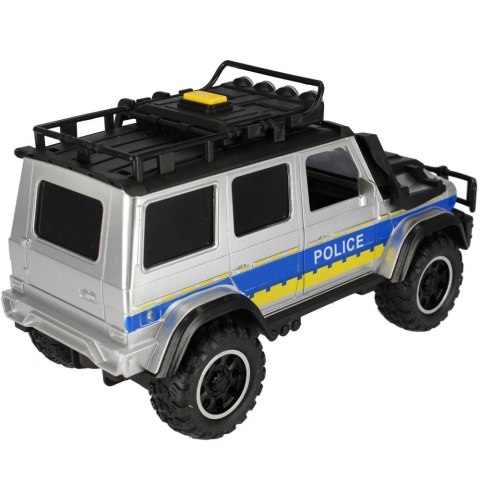 Samochód policyjny 25cm światło i dźwięk Mega Creative (522118) Samochód policyjny 25cm światło i dźwięk Mega Creative (522118)