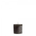 Świeca Pavoncella pieńkowa 5x5cm 6szt., w kolorze Black (8720935400912)