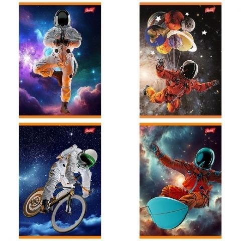 Zeszyt Unipap Spaceman A5 32k. 70g krata Zeszyt Unipap Spaceman A5 32k. 70g krata