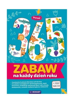 Książeczka edukacyjna Demart Bawię się i uczę. 365 zabaw na każdy dzień w roku dla dzieci 2-6 lat