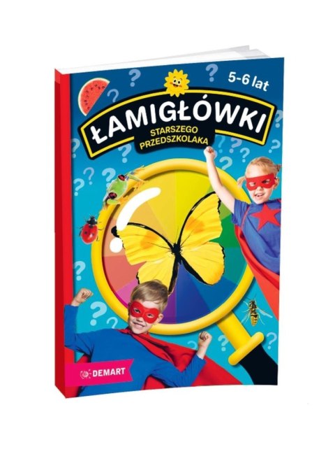 Książeczka edukacyjna Demart Łamigłówki starszego przedszkolaka. Wiek 5-6 lat dzień w roku dla dzieci 2-6 lat Książeczka edukacyjna Demart Łamigłówki starszego przedszkolaka. Wiek 5-6 lat dzień w roku dla dzieci 2-6 lat