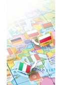 Książeczka edukacyjna Demart Mapy z naklejkami. Flagi świata
