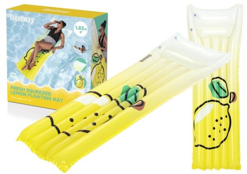 Materac dmuchany Best Way Cytrynka 183 x 69 cm (21680/44122) Materac dmuchany Best Way Cytrynka 183 x 69 cm (21680/44122)