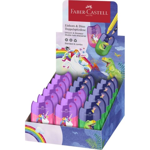 Temperówka jednorożec i dinozaury Faber-Castell (183551 FC) Temperówka jednorożec i dinozaury Faber-Castell (183551 FC)