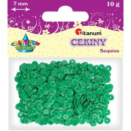 Cekiny Titanum Craft-Fun Series Okrągłe zielone