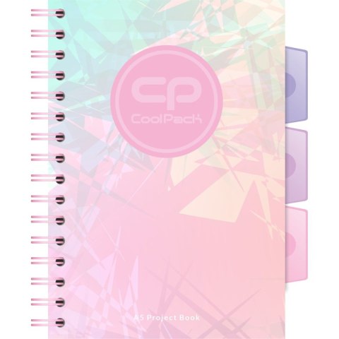 Kołozeszyt (kołonotatnik) CoolPack TIE DYE A5 kratka Patio (93778CP)