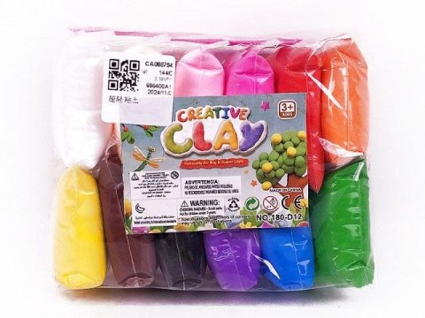 Masa plastyczna dla dzieci Bigtoys pianka 12szt. mix (BPLA7346) Masa plastyczna dla dzieci Bigtoys pianka 12szt. mix (BPLA7346)