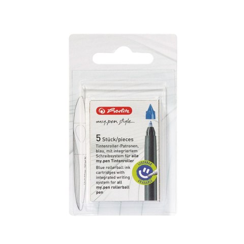 Naboje Herlitz My Pen niebieski (11378999) Naboje Herlitz My Pen niebieski (11378999)