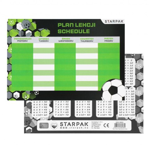 Plan lekcji Starpak Footbal2 (560053)