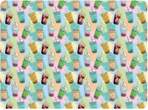 Podkład na biurko Biurfol BUBBLE TEA mix PVC PCW (PSN-A4-37)