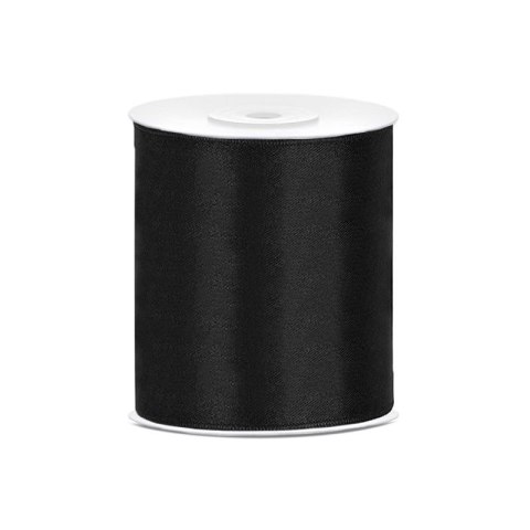 Wstążka Craft-Fun Series satynowa 100x25 [mm x m] czarny Titanum (100MM/25M 010)