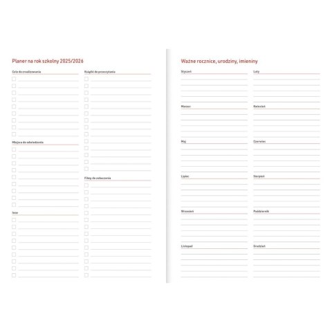 Kalendarz nauczyciela książkowy (terminarz) PCV EKO bezbarwny B6 Wydawnictwo Wokół Nas (A5TN089B) Kalendarz nauczyciela książkowy (terminarz) PCV EKO bezbarwny B6 Wydawnictwo Wokół Nas (A5TN089B)
