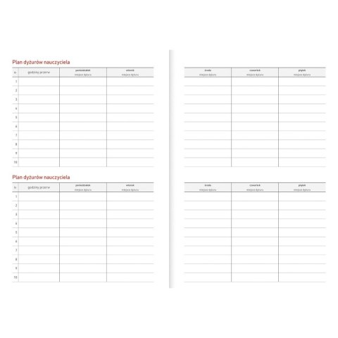 Kalendarz nauczyciela książkowy (terminarz) PCV EKO bezbarwny B6 Wydawnictwo Wokół Nas (A5TN089B) Kalendarz nauczyciela książkowy (terminarz) PCV EKO bezbarwny B6 Wydawnictwo Wokół Nas (A5TN089B)