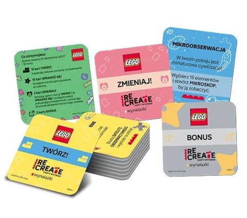 Książeczka edukacyjna Ameet LEGO® Recreate. Karty Wyzwań. Wynalazki (ACP 6608) Książeczka edukacyjna Ameet LEGO® Recreate. Karty Wyzwań. Wynalazki (ACP 6608)