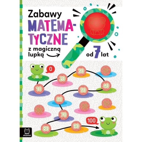 Książka dla dzieci Aksjomat Zabawy matematyczne z magiczną lupką, od 7 lat Książka dla dzieci Aksjomat Zabawy matematyczne z magiczną lupką, od 7 lat