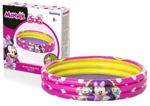Basen Best Way dmuchany 3-pierścienie 122x25cm Disney Minnie (B91079) Basen Best Way dmuchany 3-pierścienie 122x25cm Disney Minnie (B91079)