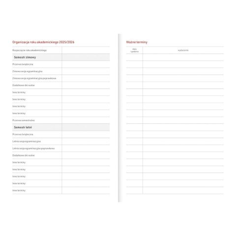 Kalendarz nauczyciela książkowy (terminarz) EKO MAPA A5 Wydawnictwo Wokół Nas (A5TA072B) Kalendarz nauczyciela książkowy (terminarz) EKO MAPA A5 Wydawnictwo Wokół Nas (A5TA072B)
