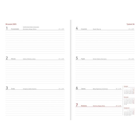 Kalendarz nauczyciela książkowy (terminarz) PCV BEZBARWNY terminarz nauczyciela B5 Wydawnictwo Wokół Nas (KWIATY) Kalendarz nauczyciela książkowy (terminarz) PCV BEZBARWNY terminarz nauczyciela B5 Wydawnictwo Wokół Nas (KWIATY)