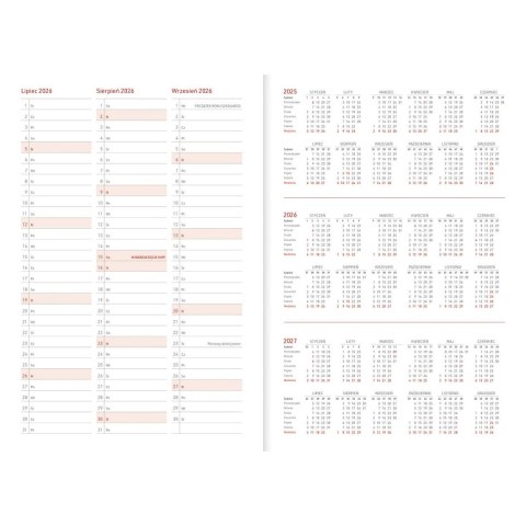 Kalendarz nauczyciela książkowy (terminarz) PCV BEZBARWNY terminarz nauczyciela B5 Wydawnictwo Wokół Nas (KWIATY) Kalendarz nauczyciela książkowy (terminarz) PCV BEZBARWNY terminarz nauczyciela B5 Wydawnictwo Wokół Nas (KWIATY)