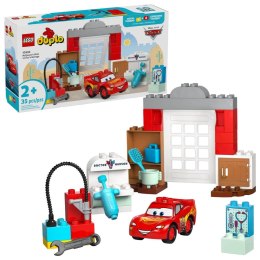 Klocki konstrukcyjne Lego Duplo Wizyta McQueena w warsztacie Wójta (10456)
