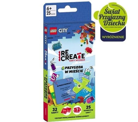 Książeczka edukacyjna LEGO® City. Recreate. Karty Wyzwań. Przygoda w mieście Ameet (ACP 6001) Książeczka edukacyjna LEGO® City. Recreate. Karty Wyzwań. Przygoda w mieście Ameet (ACP 6001)